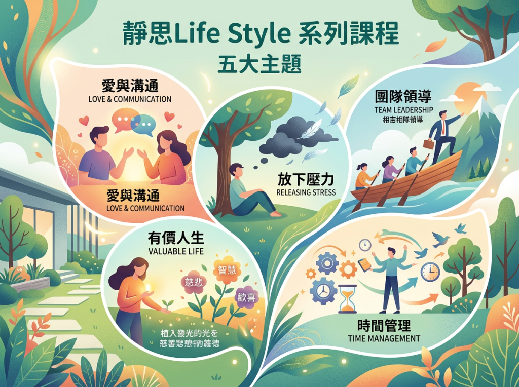 靜思生活風格五大主題課程