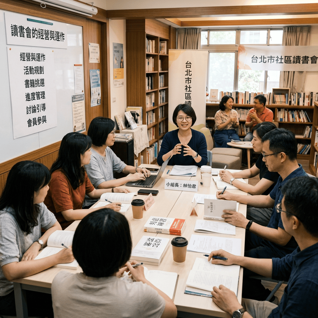 讀書會的經營與運作(詹明娟  陽昇教育基金會執行長)