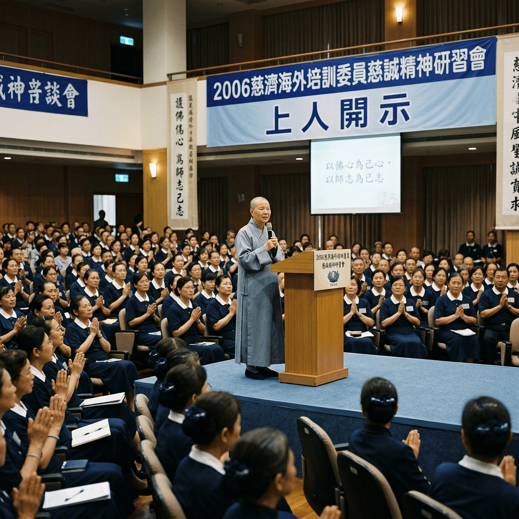 2006慈濟海外培訓委員慈誠精神研習會 上人開示