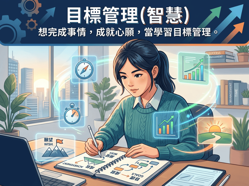 目標管理(智慧);想完成事情,成就心願,當學習目標管理。